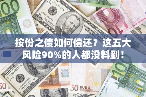 济南按份之债如何偿还？这五大风险90%的人都没料到！