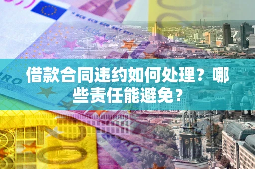 济南借款合同违约如何处理？哪些责任能避免？